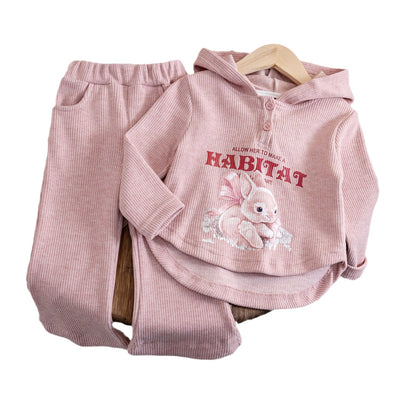 Sudadera Infantil Estilo Oeste con Capucha y Diseño Conejo - Image 5