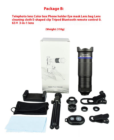 Lente Teleobjetivo 36x para Smartphone - Kit Completo de Fotografía Móvil - Image 8