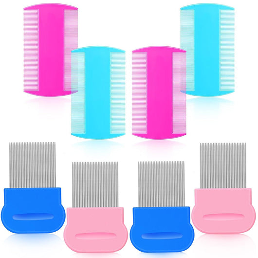 Set de 4 Peines Desparasitantes de Acero Inoxidable para Mascotas - Image 12
