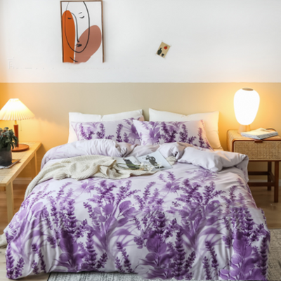 Funda Nórdica y Funda de Almohada con Estampado Geométrico Floral - Image 3