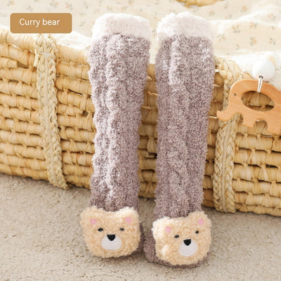 Calcetines para Bebé de Terciopelo Coral Reforzados Térmicos - Image 8