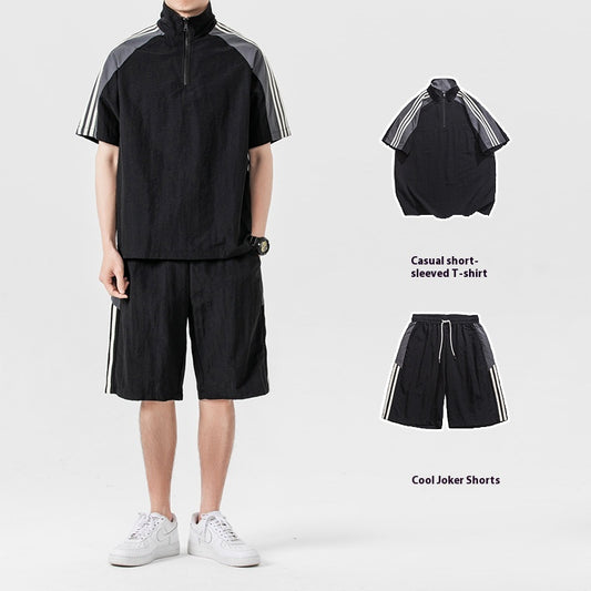 Shorts Deportivos Retro Estilo Japonés para Ocio - Image 2