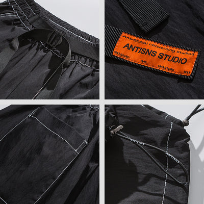 Pantalones Cargo Holgados para Hombre con Bolsillos Grandes y Costuras Reforzadas - Image 5