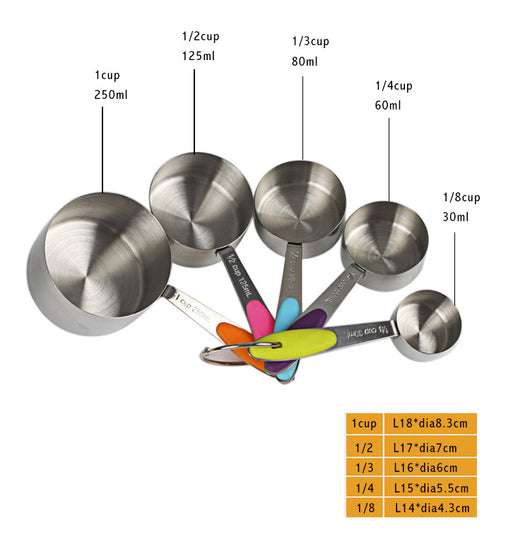 Juego de Tazas y Cucharas Medidoras - Image 4