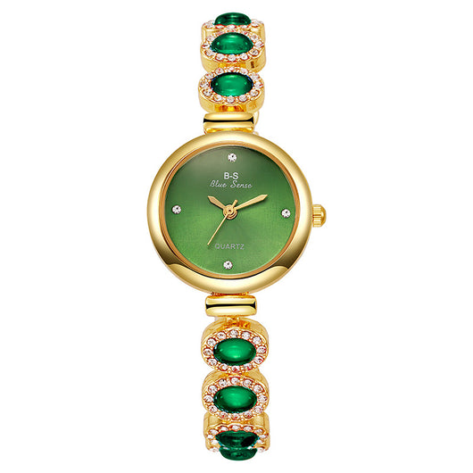 Reloj de Pulsera Elegante para Mujer con Dial Redondo y Diamantes - Image 6