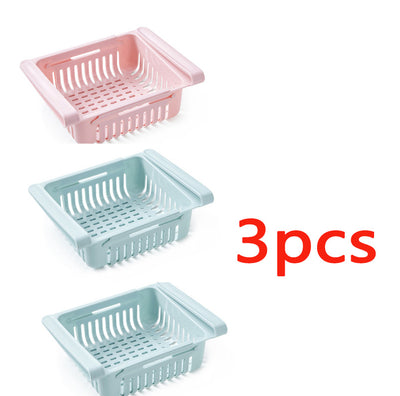Cesta Organizadora de Refrigerador Extensible Multiuso para Cocina - Image 5