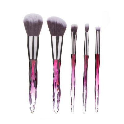 Set de Brochas de Maquillaje con Mango de Cristal Diamantado - Image 10