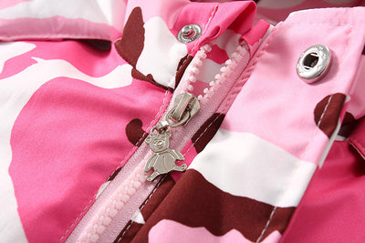 Traje de Esquí Impermeable para Niños con Cuello de Piel - Image 12