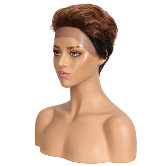 Peluca Frontal de Encaje Cabello Natural Corto - Image 12