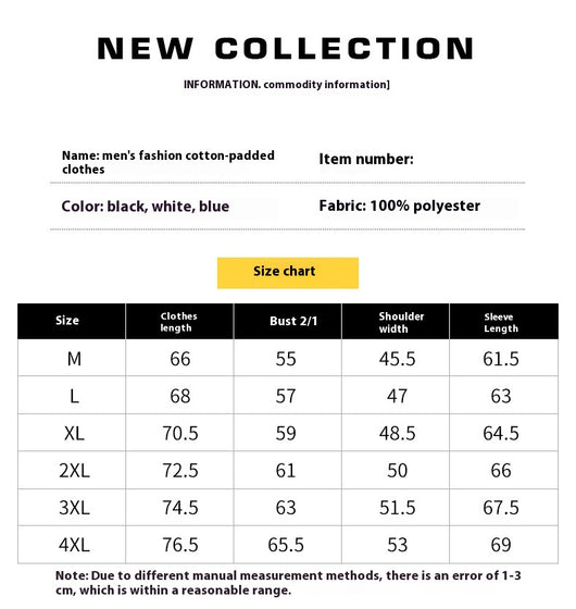 Abrigo Acolchado con Capucha para Hombre - Forro Polar Otoño Invierno - Image 9