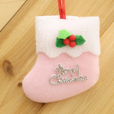 Set de 4 Adornos Navideños para Calcetines - Decoraciones Colgantes para Árbol de Navidad - Image 3