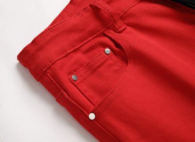 Jeans Slim Fit Elásticos con Costuras Decorativas para Hombre - Image 34