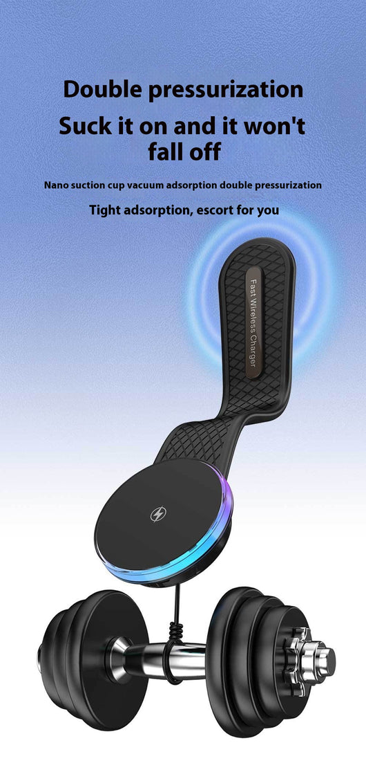 Soporte Magnético Inalámbrico para Auto con Luz LED y Aleación de Titanio - Image 9