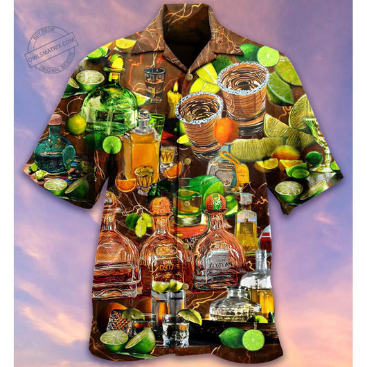 Camisa Casual de Manga Corta con Estampado Digital para Hombre - Image 5