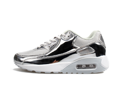 Zapatillas Running Yuansu - Malla Transpirable con Cuero Lacado Brillante - Image 8