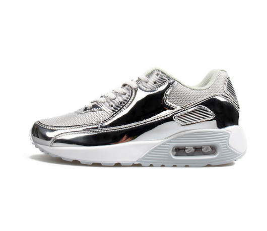 Zapatillas Running Yuansu - Malla Transpirable con Cuero Lacado Brillante - Image 8