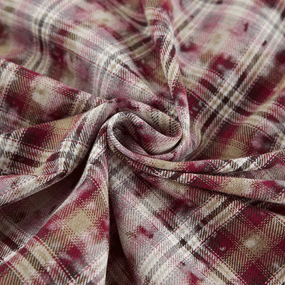 Camisa Cuadros Suelta Manga Larga Casual - Image 20