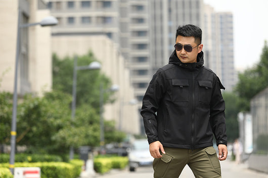 Chaqueta Táctica Camuflaje con Forro Polar para Deportes al Aire Libre - Image 37