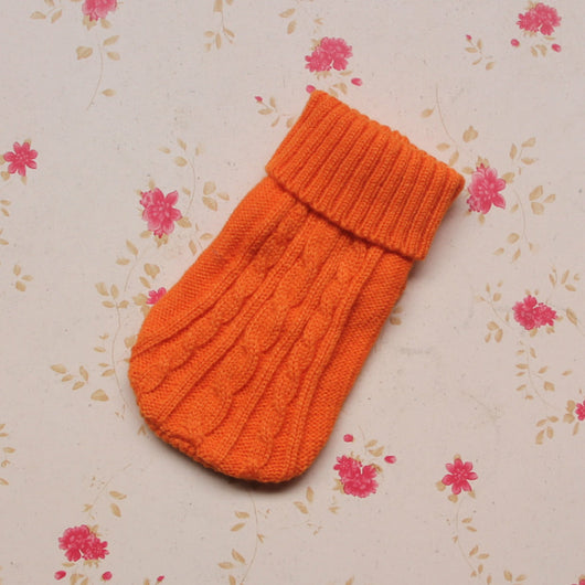 Suéter Térmico para Perros Pequeños - Diseño Trenzado 3D Invierno