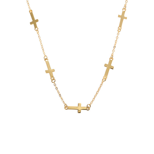 Collar Colgante Cruz Jesús en Oro 18k y Plata 925 - Joya Cristiana Trendy para Mujer - Image 12