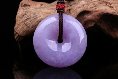 Pulsera de Jade Violeta con Cierre de Paz - Joya de Energía Positiva - Image 4