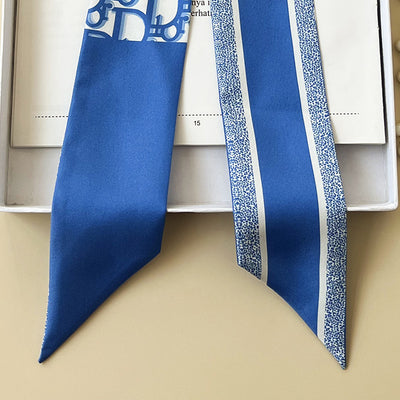 Pañuelo de Seda Delgado - Cinta para Cabello y Accesorios de Moda - Image 27