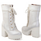 Lolita Black High Heel Boots - Cosplay and Gothic Fashion Style
