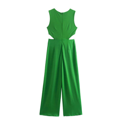 Jumpsuit de Cintura Alta con Nudo Anudado para Mujer - Image 19