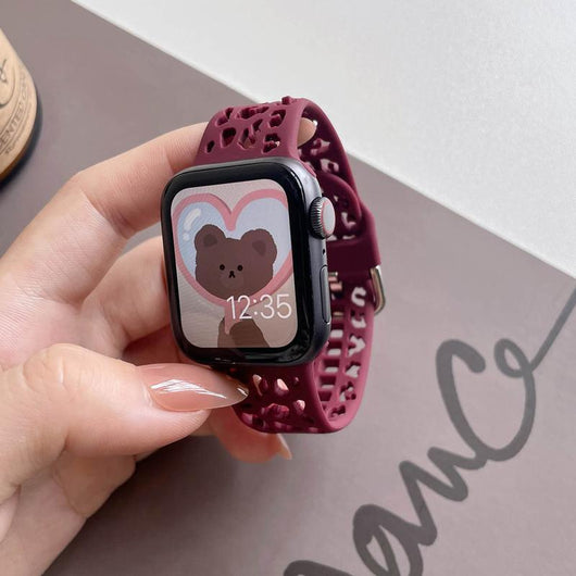 Pulsera Inteligente de Silicona Hueca para Mujer - Image 8