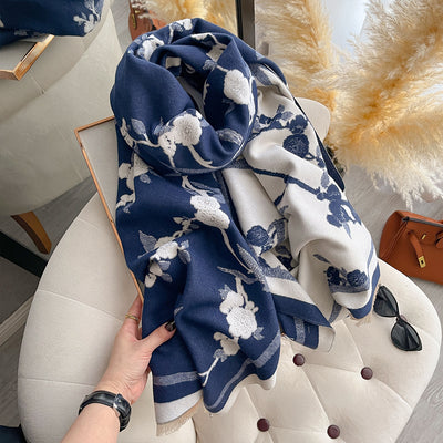 Bufanda Floral de Invierno Premium - Elegancia para la Temporada Fría - Image 18