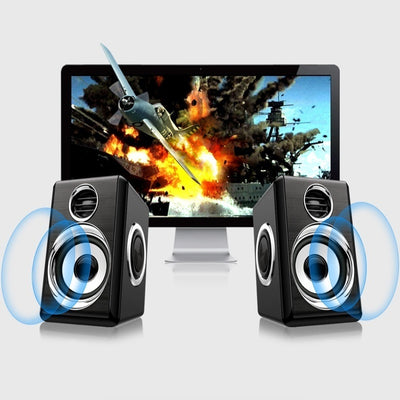 Parlante Portátil Mini con Bajos Potentes para Laptop y Dispositivos