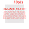 Square Filter 10 Pieces