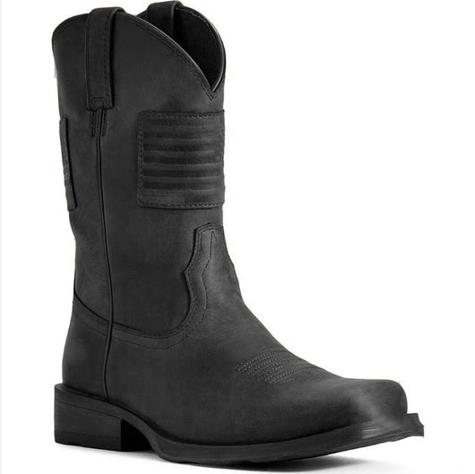 Botas Caballero Medianas Tacón Bajo Talla 38-48 - Image 7