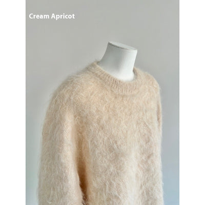 Suéter de Alpaca Tejido Suelto para Otoño e Invierno - Image 11