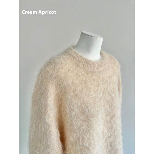 Suéter de Alpaca Tejido Suelto para Otoño e Invierno - Image 11