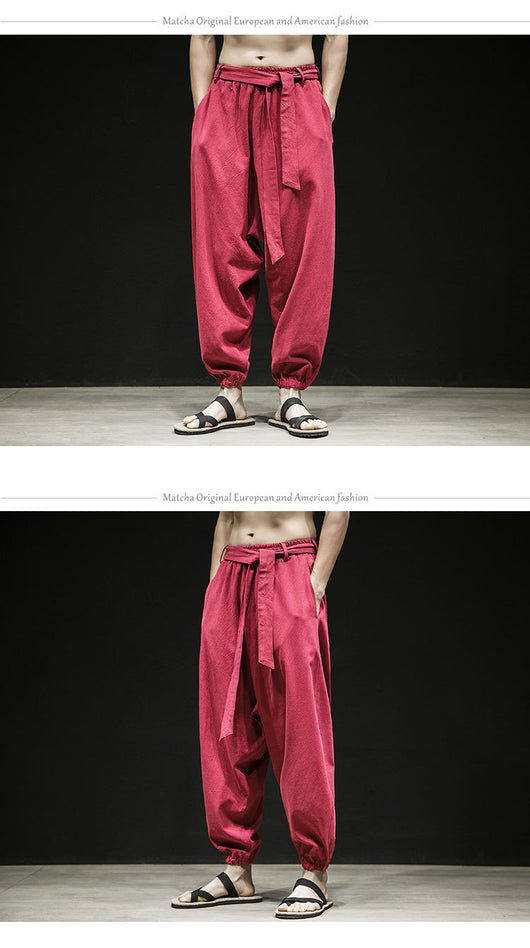 Pantalones Estilo Chino de Primavera y Verano para Hombre con Cintura Elástica - Image 9