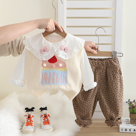 Conjunto Primaveral para Niña Estilo Coreano Moderno - Image 2