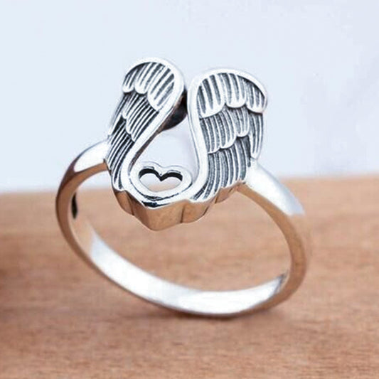 Anillo Alas de Ángel Vintage - Image 2