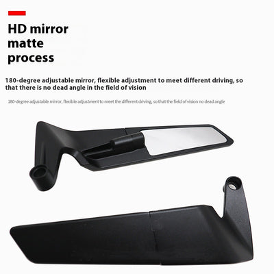 Espejo Retrovisor Motocicleta Negro Universal de Estilo - Image 10
