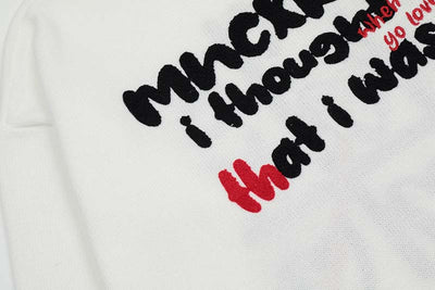 Camisa de Punto Vintage con Letras para Hombre - Image 18