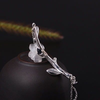 Pulsera de Cristal Ciruela Natural - Energía y Elegancia - Image 2