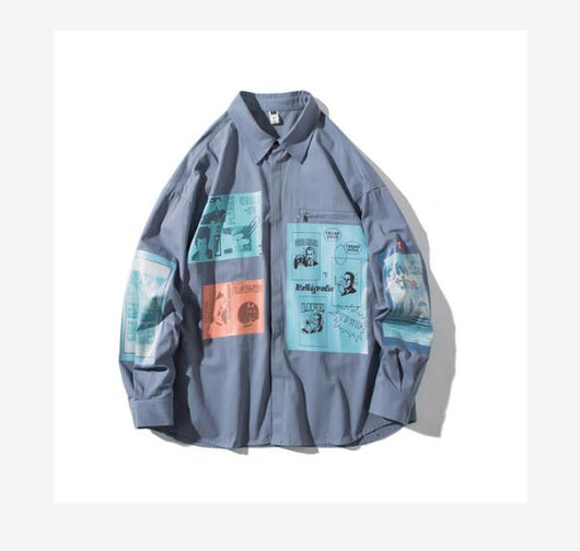 Camisa Estampada de Manga Larga para Hombre - Diseño Moderno y Personalizado - Image 16