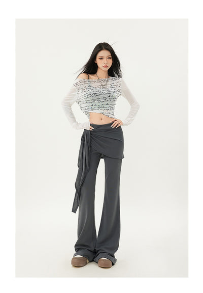 Pantalones Acampanados Cintura Baja Slim Fit - Image 14
