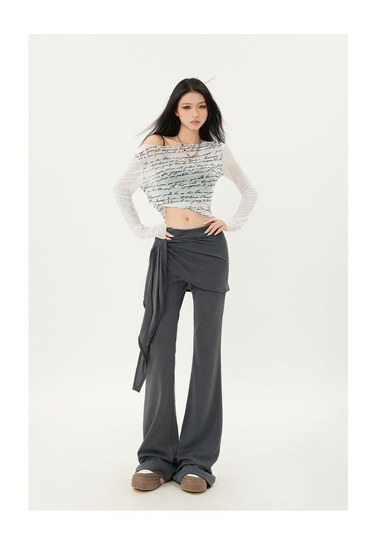 Pantalones Acampanados Cintura Baja Slim Fit - Image 14