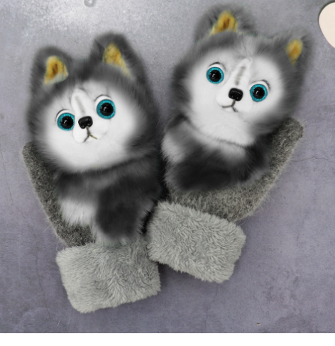Manoplas Cálidas con Diseño de Animales para Otoño e Invierno - Image 16