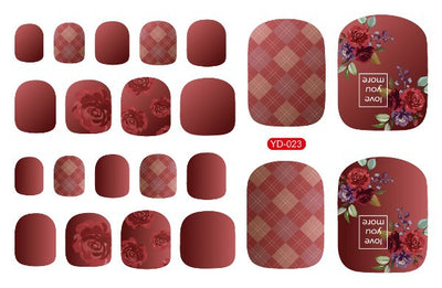 Pegatinas de Manicura para Pies Diseño Verano - Image 4