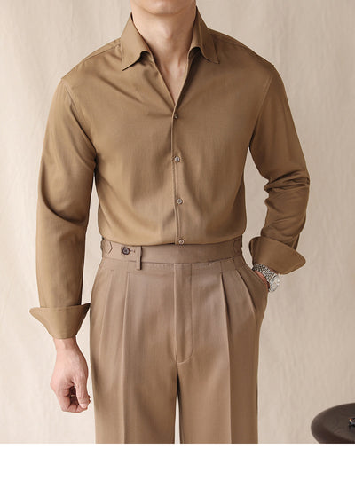 Camisa Manga Larga con Cuello Integrado - Image 17