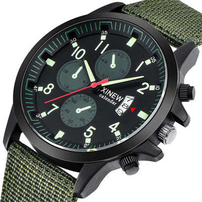 Reloj Deportivo Militar para Hombre con Banda Nylon - Image 3