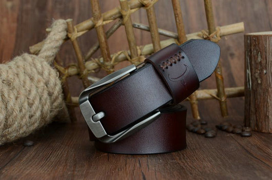 Cinturón de Cuero para Hombre con Hebilla de Pasador - Image 8
