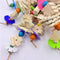 Juguete de Madera para Morder Pájaros - Estimulación Natural